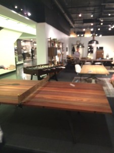 reclaimed ping pong tables